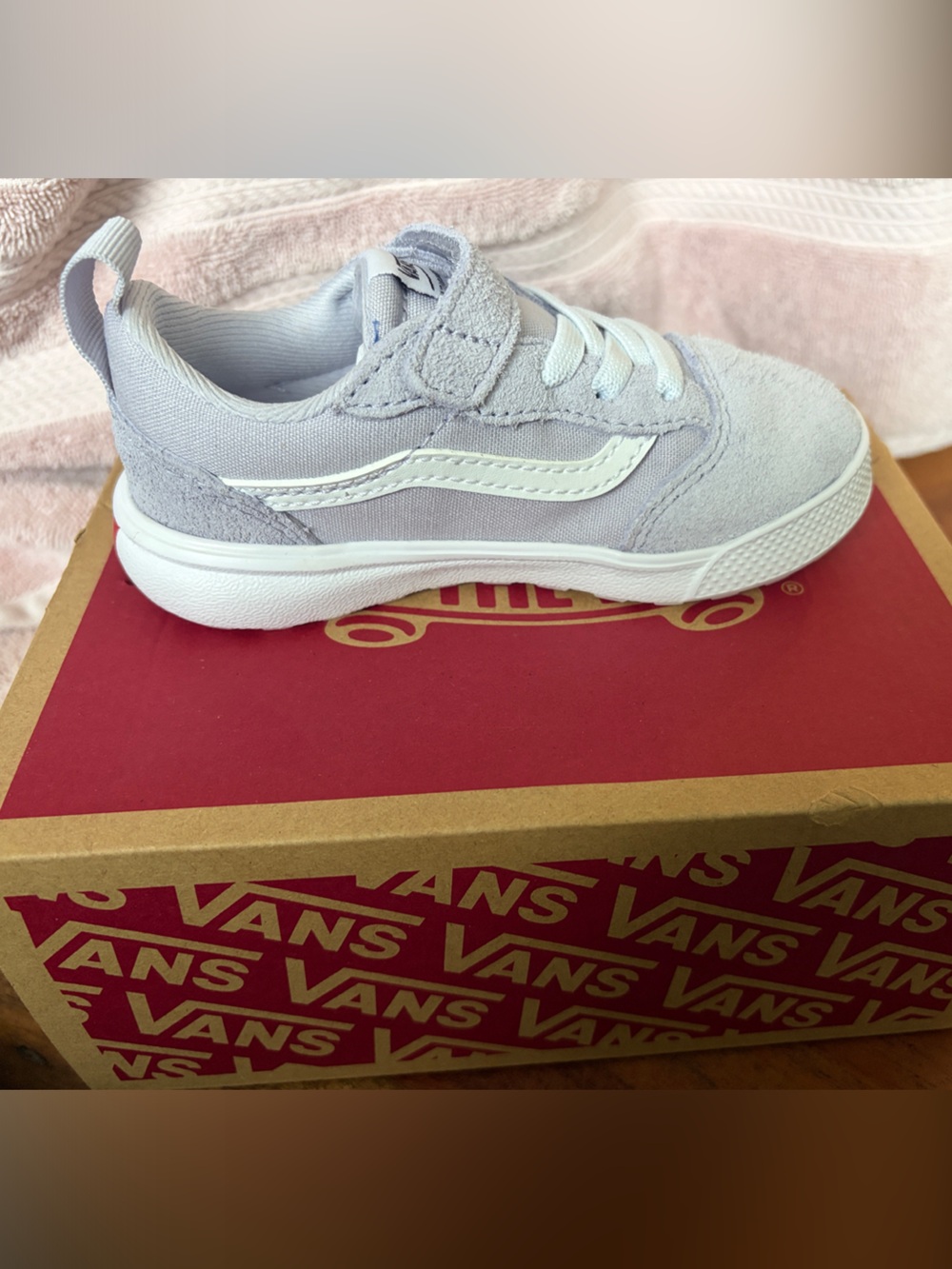 Vans Light Purple & White Kids Old Skool Sneaker